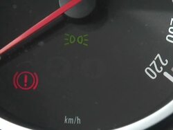 Safety pilot in the car console Stock Footage