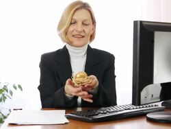Mature businesswoman Stock Footage
