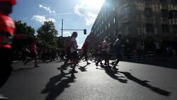 Marathon running Stock Footage