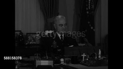 President Harry S Truman gives farewell address News Clip