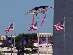 HD SloMo Striving Kite (720/24P) Stock Footage
