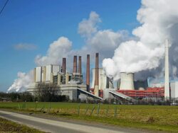 Coal fired power station Stock Footage