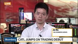 CATL Jumps on Trading Debut News Clip