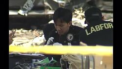 2002 Bali Bombings aftermath - police at scene News Clip