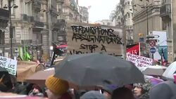 CLEAN : Thousands rally in Paris over extending state of emergency News Clip