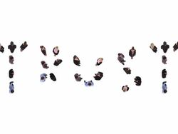 HD: People Form The Word TRUST Stock Footage