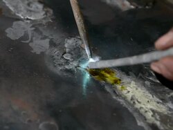 Lead welding Stock Footage