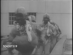 African-American Paratroopers In Training News Clip