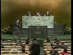 ISRAEL: UN MAY DEMAND THAT BUILDING OF JEWISH SETTLEMENT STOPS News Clip