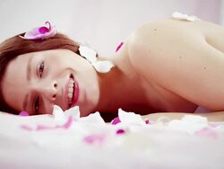 Girl relaxing Stock Footage