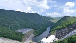 Hydropower dam Stock Footage