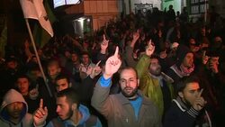 CLEAN : Gaza: Protestors denounce Egypts ban on Hamas armed wing News Clip