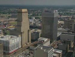 WS View of downtown Memphis / Memphis, Tennessee, United States Stock Footage