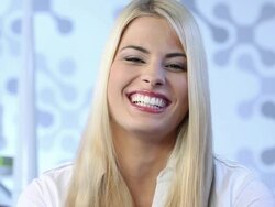 Female patient and x-rays Stock Footage