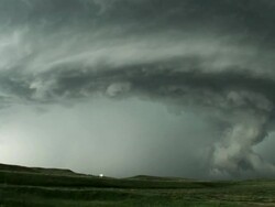 Rotating Tornado Cloud Formation Stock Footage