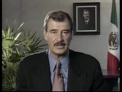 MEXICO: PRESIDENTIAL CANDIDATE VICENTE FOX INTERVIEW News Clip