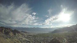 Leh, Ladakh day-to-night time lapse Stock Footage