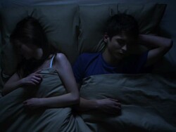 Insomnia sleep problems Stock Footage