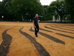 New Interactive Portrait Creates Walk-Through Experience Among DC Memorials Stock Footage