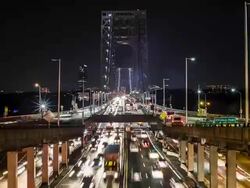 George Washington Bridge Stock Footage