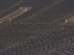 ATMOSPHERE - Yale University Football Stadium B-Roll Stock Footage