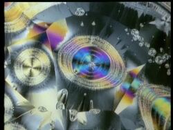ZI crystals, concentric circle pattern Stock Footage