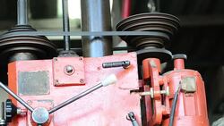 Motor shaft engine is running Stock Footage