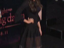 Genesis Rodriguez at the The Los Angeles Premiere Of 'The Twilight Saga: Breaking Dawn - Part 1' at Los Angeles CA. (Footage by WireImage Video/Getty Images Entertainment Video) Stock Footage