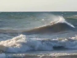 Waves and Spray Stock Footage