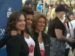 Halle Berry, Lilly Tartikoff, Julia Goldin at 20th Annual EIF Revlon Run/Walk For Women 5/11/2013 in Los Angeles, CA.(Footage by WireImage Video/Getty Images Entertainment Video) Stock Footage