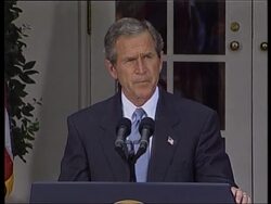 WRAP Bush's long-awaited speech on Middle East News Clip