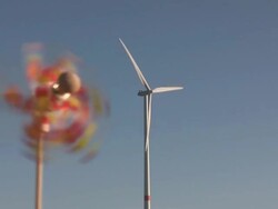 Wind engine Stock Footage