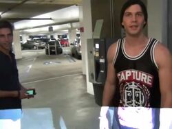 Casey Jon Deidrick and Blake Berris on their soap Stock Footage