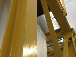 Warning! Flashing light of an industrial machinery in action: attention! Stock Footage