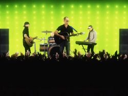 Band on stage Stock Footage