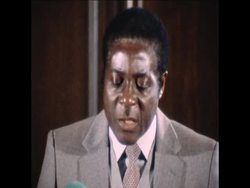 CUTS 13 9 80 SOUTH AFRICAN DEVELOPMENT, MUGABE AGAINST MULTI-NATIONALS News Clip