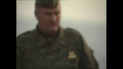 General Ratko Mladic Stockshots News Clip