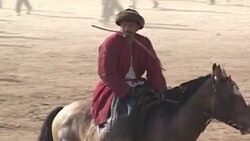 VOICED: Buzkashi: Afghan game of carcasses and politics News Clip