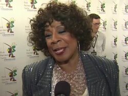 INTERVIEW: Merry Clayton on what it means to carry on Paul Newman's legacy at A Celebration Of Carole King And Her Music Benefiting The Painted Turtle Camp Stock Footage