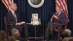 Bush Warns Against Isolationism, Promotes Book News Clip
