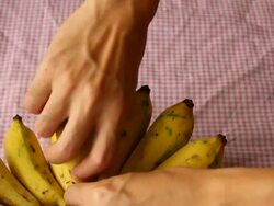 Banana Peeld Stock Footage