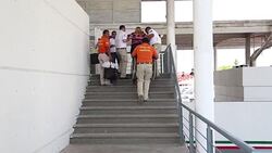 CLEAN : US bound Cubans enter Mexico News Clip