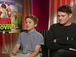 INTERVIEW Theo Stevenson and Mathew Horne on how similar all three actors are to their actors at the Horrid Henry Interviews at London London. (Footage by WireImage Video/Getty Images Entertainment Video) Stock Footage