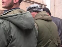 Fighting in the streets Stock Footage