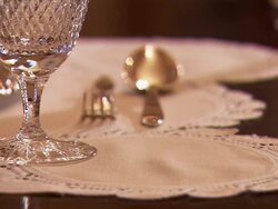 SETTING THE TABLE Stock Footage