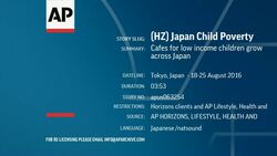 Cafes for low income children grow across Japan  News Clip