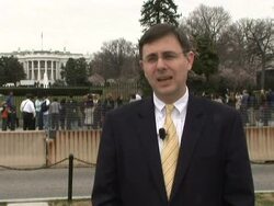 CLEAN: On Obama's first big trip News Clip