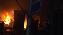 Burning barricades, injured treated, as unrest continues into the night Instructional Video