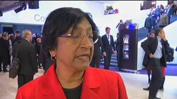 Human rights chief comments on Syria and Libya News Clip