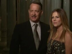 Tom Hanks, Rita Wilson at LACMA Hosts 2012 Art + Film Gala Honoring Ed Ruscha And Stanley Kubrick Presented By Gucci Stock Footage